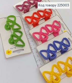 Заколка каучук бантик  оригинальная в асс. 2 шт / уп. 225003 фото