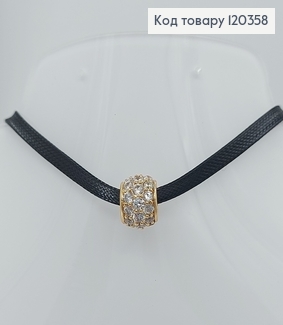 Цепочка каучуковая с шармом 33,5см медицинское золото  18К  Xuping 140426 фото