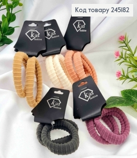 Резинка 2шт на планшетці, мікрофібра, Кольори в асортименті, 5см 245182 фото