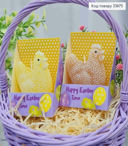 Свеча декоративная "Курочка", цвета в ассортименте, 80гр/4часа, Bartek candles 331175 фото 1