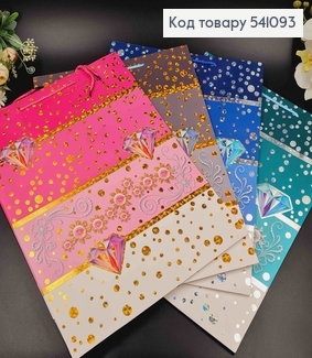 Пакет бумажный "Бриллианты" 31*42*12см в ассорт. 541093 фото