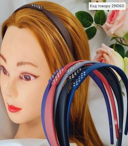 Обруч каучук с камнями в асс. 291060 фото 1