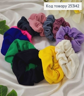 Резинка 13см, трикотаж рубчик, об'ємна в асорт, Україна 253142 фото