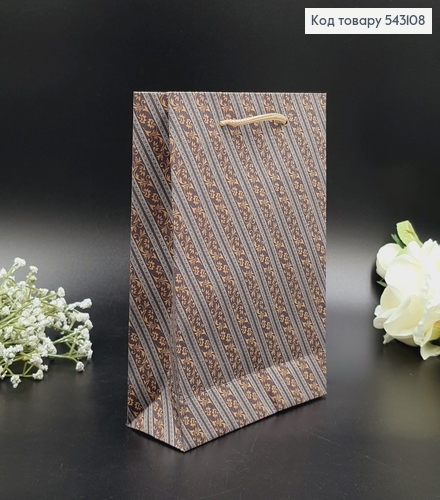 Пакет бумажный маленький крафтовый ИЗЫСКАНЫЙ 14,5х20см 543108 фото 1