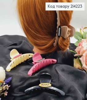 Краб пластик, Дуга, с блеском и пластинкой "Minmin", 11,5см, цвета в ассорт. 214223 фото