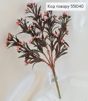 Искусственный цветок мимоза розовая пластик из 5 веточек 32см 551040 фото