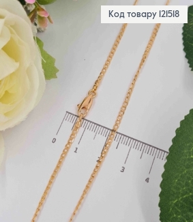 Цепочка Панцирное плетение, длина 50см, Xuping 18К 121518 фото