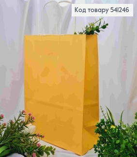 Пакет крафтовый, 26*32,5*12см, Бежевый. 541246 фото