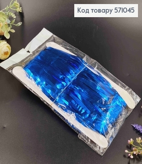 Фольгована шторка для фотозони, СИНЬОГО кольору, 100*200см 571045 фото