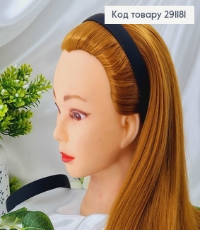 Обруч пластик, черный матовый, 2см 291181 фото