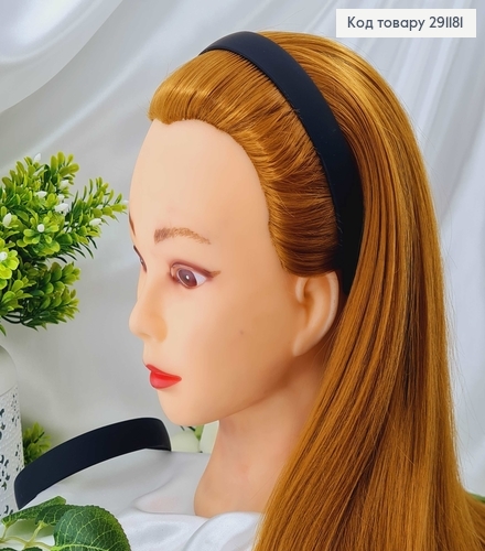 Обруч пластик, черный матовый, 2см 291181 фото 1