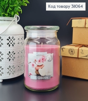 Аромасвечка в банке BISPOL Сад спа 500 г/ 100 часов 311064 фото