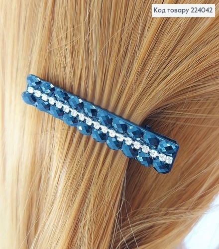 Заколка стрела черная со стразами 224042 фото 1