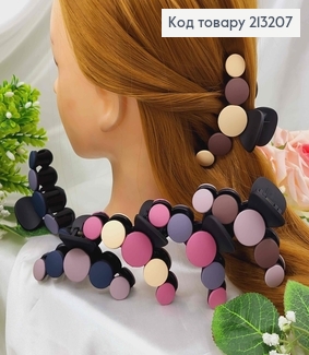 Краб каучук, матовый с цветными плоскими монетками, 8,5см. 213207 фото