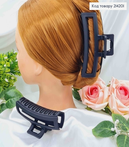 Краб каучук, матовый Черный, Прямоугольный удлиненный, 11,5см. 214201 фото 1