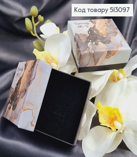 Коробка квадратная в серых тонах  7*7*3см Especially for U 513097 фото