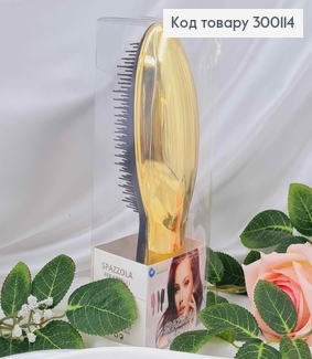 Щетка для волос, Spazzola (тангл тизер), Золотая металлик, большая(21*8), качественный Китай 300114 фото