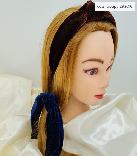 Обруч чалма велюр в асс. 292016 фото 1