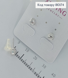 Серьги   гвоздики  Шарики медзолото Xuping 180174 фото