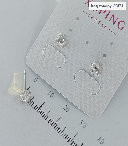 Серьги   гвоздики  Шарики медзолото Xuping 180174 фото 1