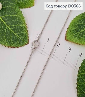 Цепочка родованная, якорное плетение, дл. 45см, шир.1,5мм, Xuping  190366 фото