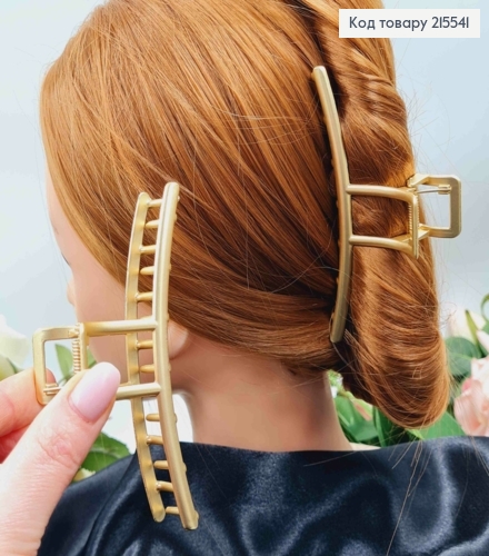 Краб метал 11,5см ТОНЕНЬКИЙ , ЗОЛОТИЙ колір 215541 фото 2