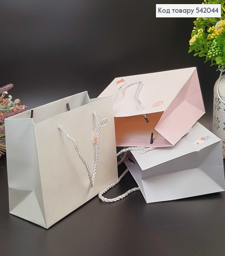 Пакет бумажный маленький горизонтальный детский 14,5х19 см в асс. 542044 фото 2