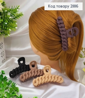 Краб каучук, матовая цепочка, 10,5см, цвета в ассорт. 211116 фото