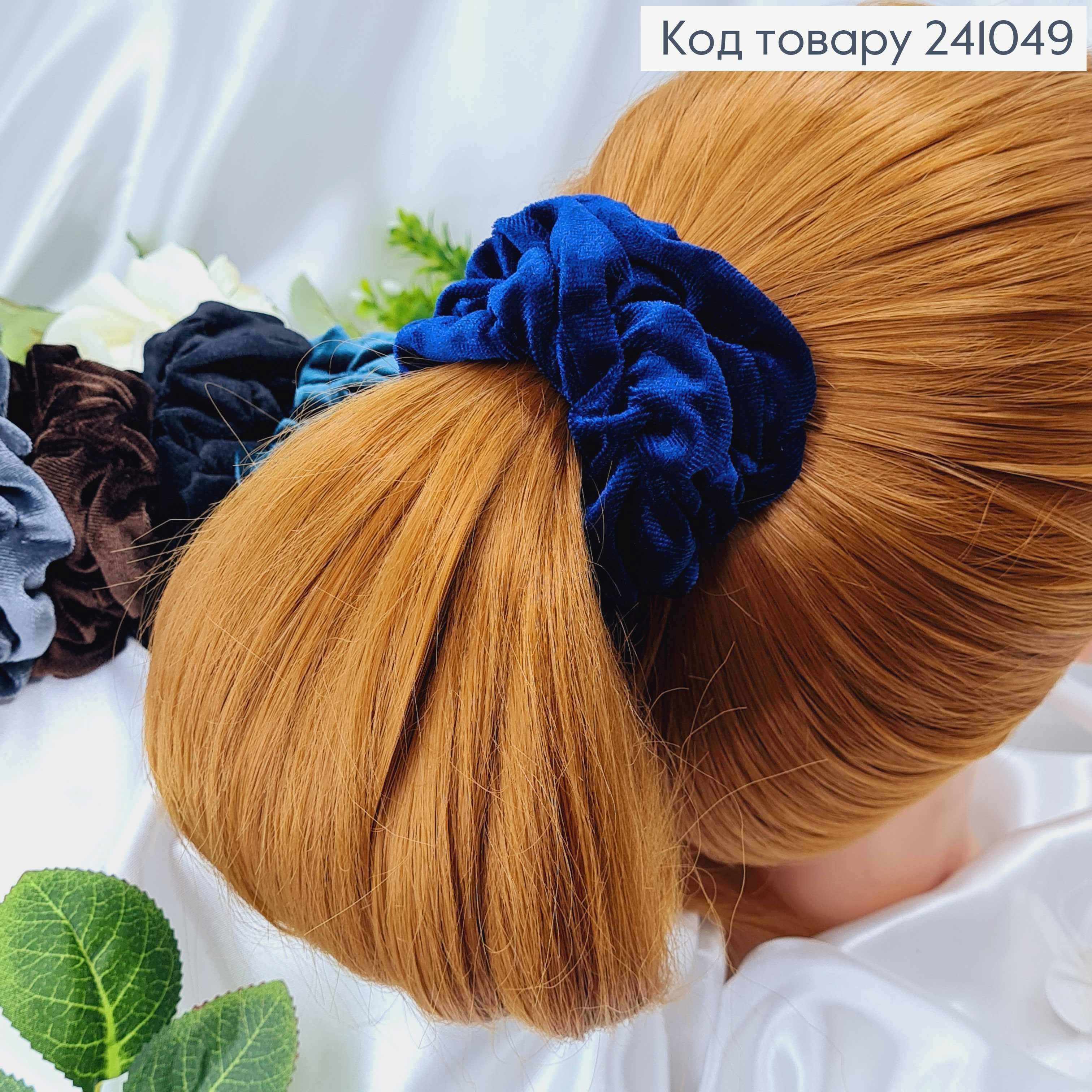 Резинка велюр Об "ємна прошита 10см в асор. 241049 фото 2