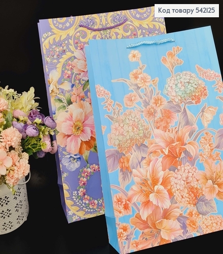 Пакет бумажный "Краски Весны", 31х42х12см, в ассорт. 542125 фото 3