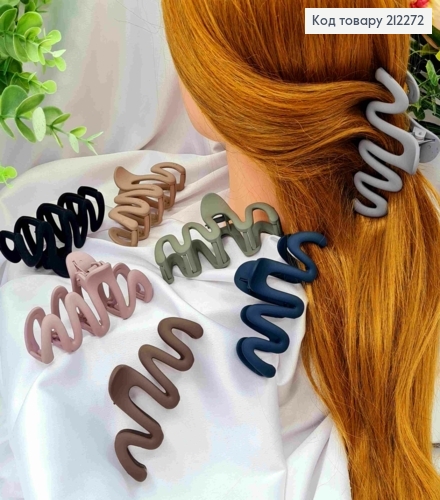 Краб пластик матовый "ВОЛНА", 10,5см, Цвета в ассортименте 212272 фото 1