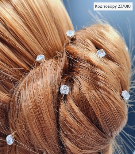 Шпилька - ухват  с  камнем 0,5см в огранке 237010 фото 3