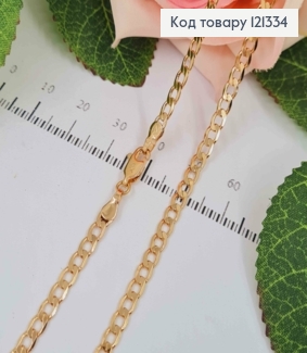 Цепочка панцирное плетение, шир.3,5мм, дл. 44см, Xuping 18K 121334 фото