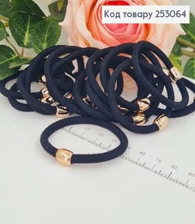 Резинка шнурок 5,5см с шармом золотого цвета 253064 фото