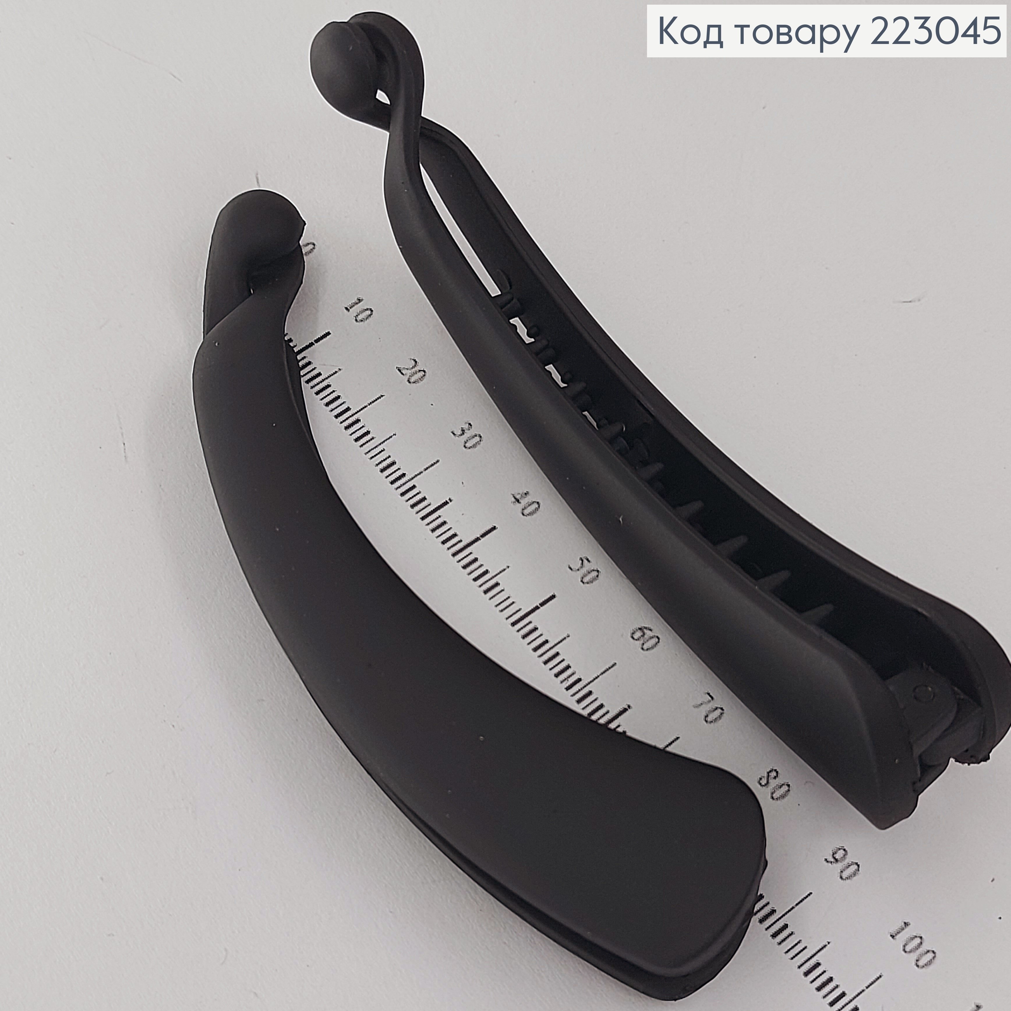 Заколка банан пластик черны в асс. 223045 фото 2