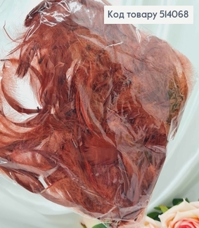 Наполнитель перьев Коричневый 10 гр 514068 фото