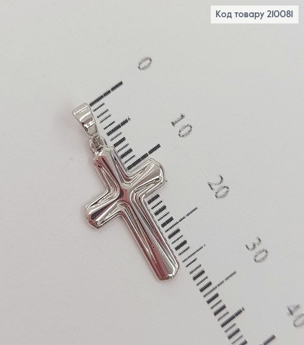 Крестик 2,3х1,4см  родироване   Xuping 210081 фото 1