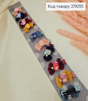 Заколка уточка детская Бабочка блеск  271055 фото