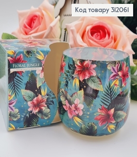 Аромасвічка стакан BISPOL Квітучі джунглі  100 г/ 20 годин 71s-57 312061 фото