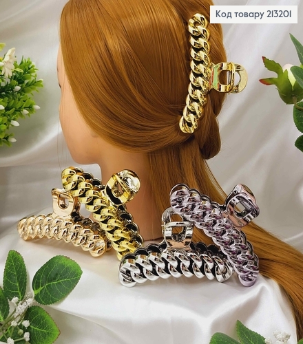 Краб каучук, ланцюжок , 10,5см, кольори металік в асорт. 213201 фото 1