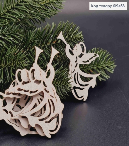 Деревянная фигурка (5шт/уп) "ЯНГОЛ", 7,5*4см, ручная работа, Украина 619458 фото 1