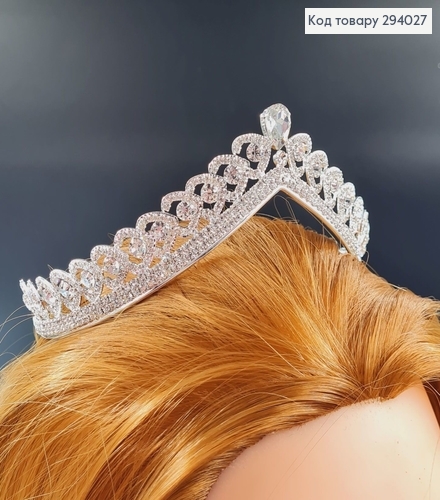 Диадема Свадебная мечта с камнями 294027 фото 5