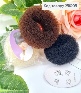 Мочалка бублик №5 для гульки 6 см в асорт. 255005 фото