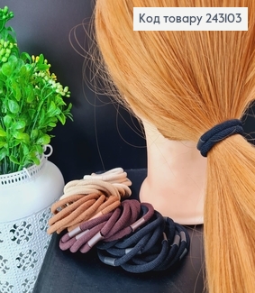 Резинка простая шнурок Класика  5,5см (50шт в упаковці) 243103 фото