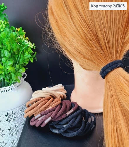 Резинка простая шнурок Класика  5,5см (50шт в упаковці) 243103 фото 1