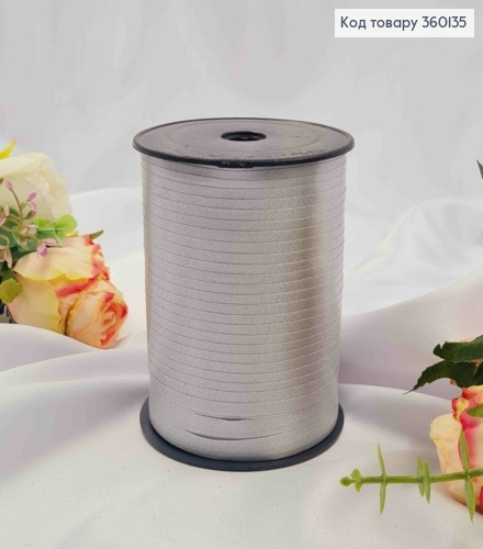 Лента-Завязка полипропиленовая, СЕРАЯ, шир.0,5см, дл. 250м 360135 фото 1
