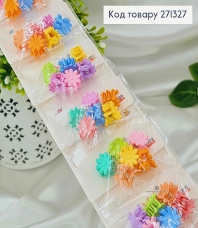 Заколки крабики (1,2см) детские (60шт) "Цветок малыша" в ассортименте 271327 фото