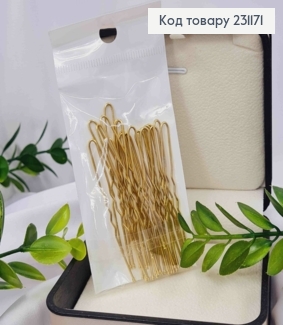 Набір : Рогач-Шпилька (20шт/уп), 6см, Лимонного кольору 231171 фото