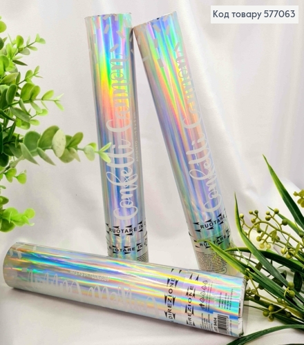 Хлопавка 28см, святкова, конфеті Срібного кольору 577063 фото 1