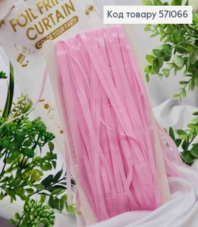 Фольгована шторка для фотозони, Рожевого кольору, 100*200см 571066 фото